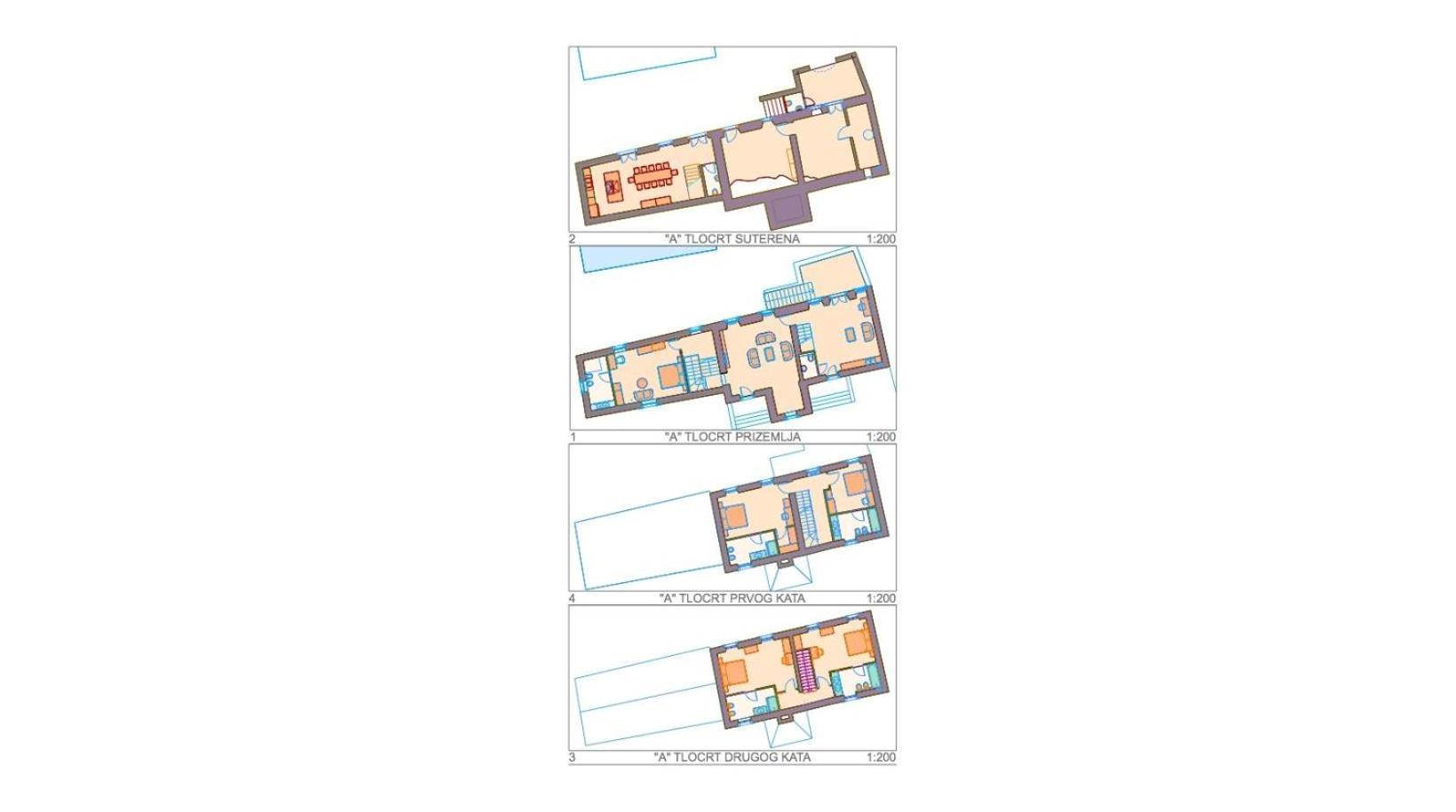 Villa Poropati, Groznjan, Istria - Luxury Countryside Estate For Up To 19 Persons - Large Pool Of 80M2 With Kids Section المظهر الخارجي الصورة